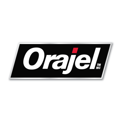 Plus de renseignements sur Orajel. Logo Orajel.